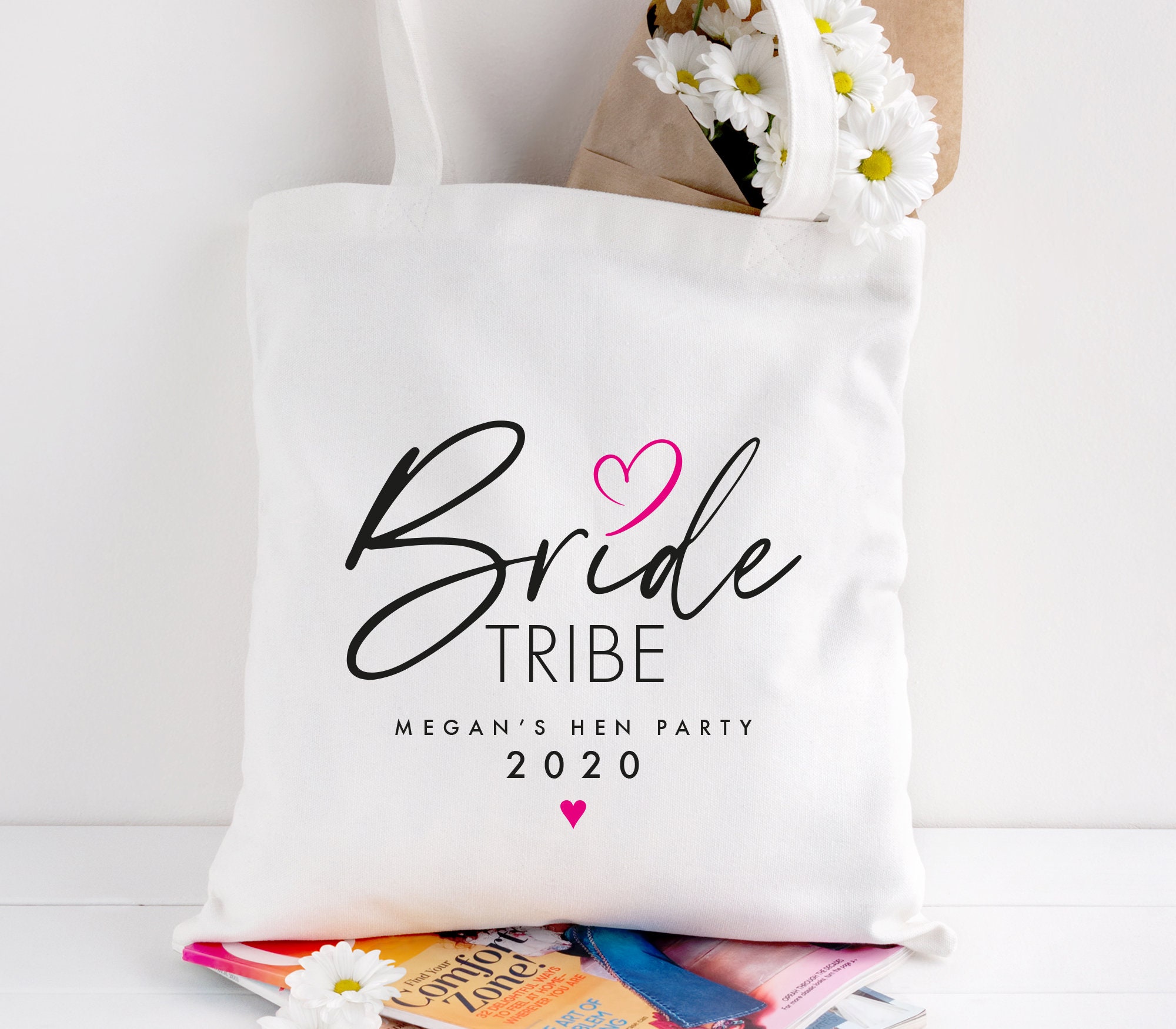 personalised Wedding Party Bridal Tote Bag Bridesmaid Favour Hen Party Gift Bag personalised Wedding Party Bridal Tote Bag Bridesmaid Favour Hen Party Gift Bag