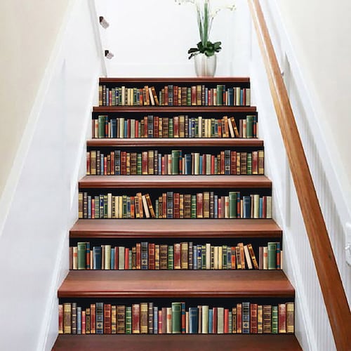Peel and Stick Wallpaper Stair Riser Decal Removable Stickers Etsy