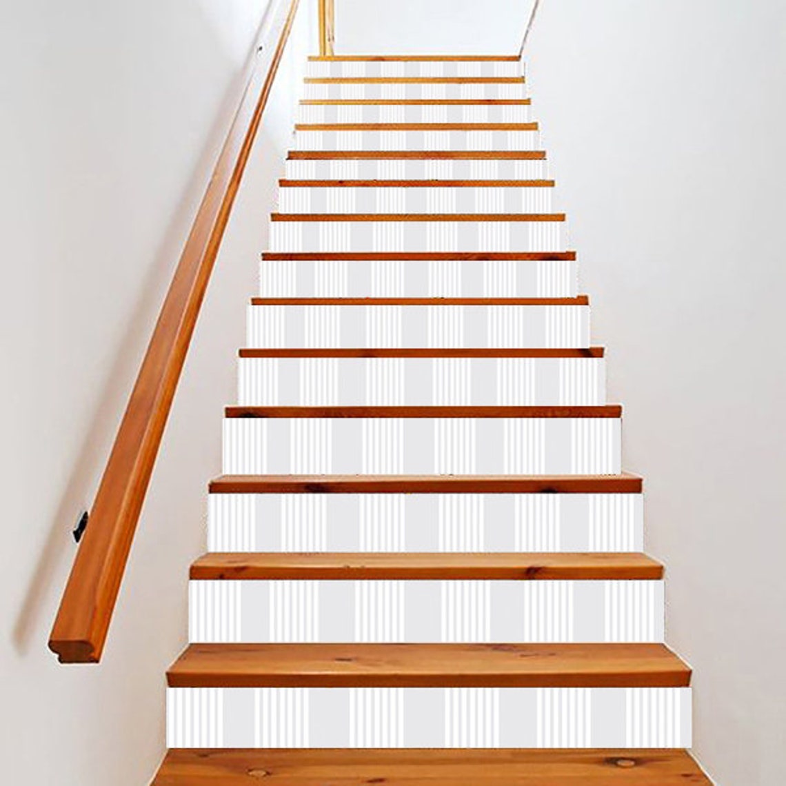 Peel and Stick Wallpaper Stair Riser Decal Removable Stickers Etsy