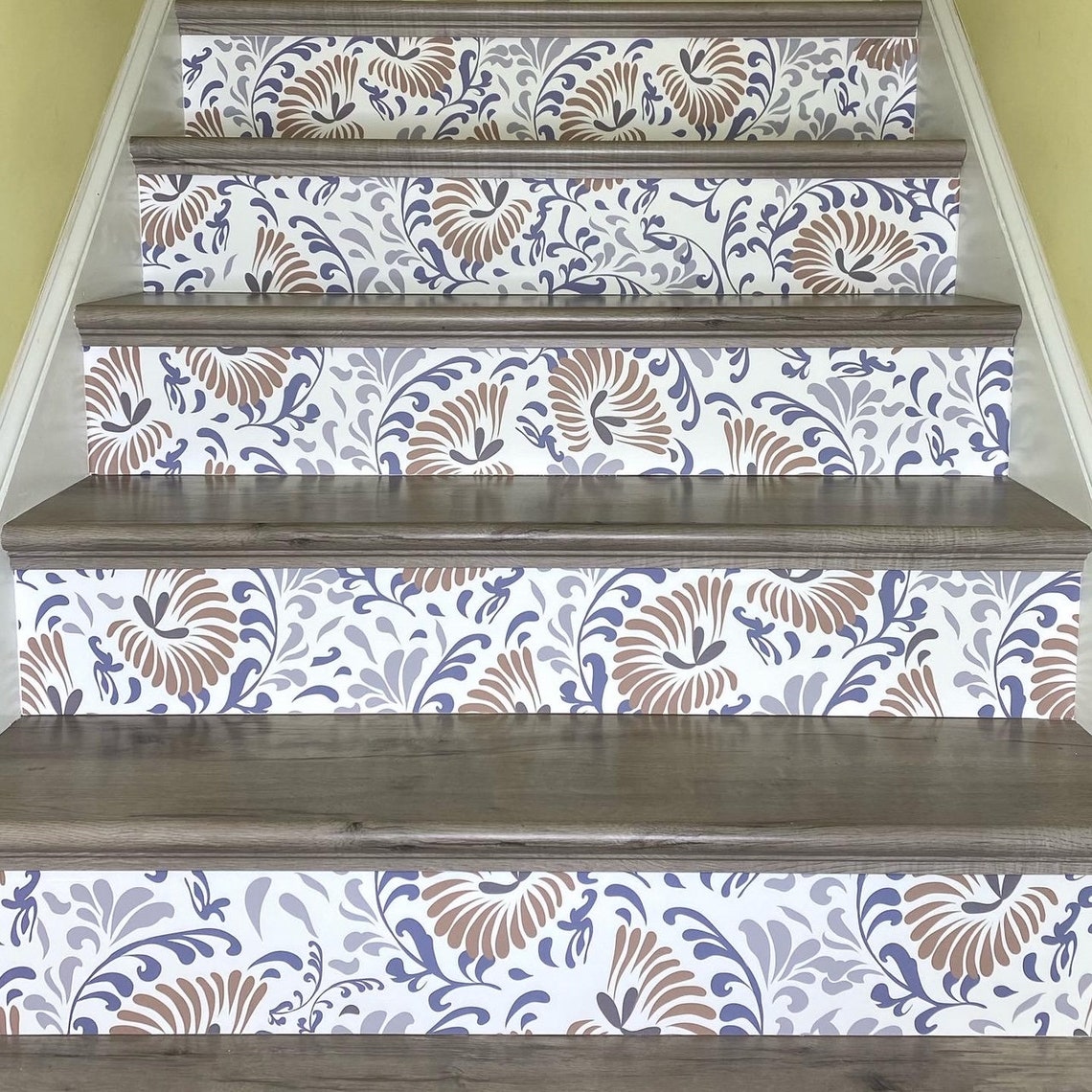 Peel and Stick Wallpaper Stair Riser Decal Removable Stickers Etsy