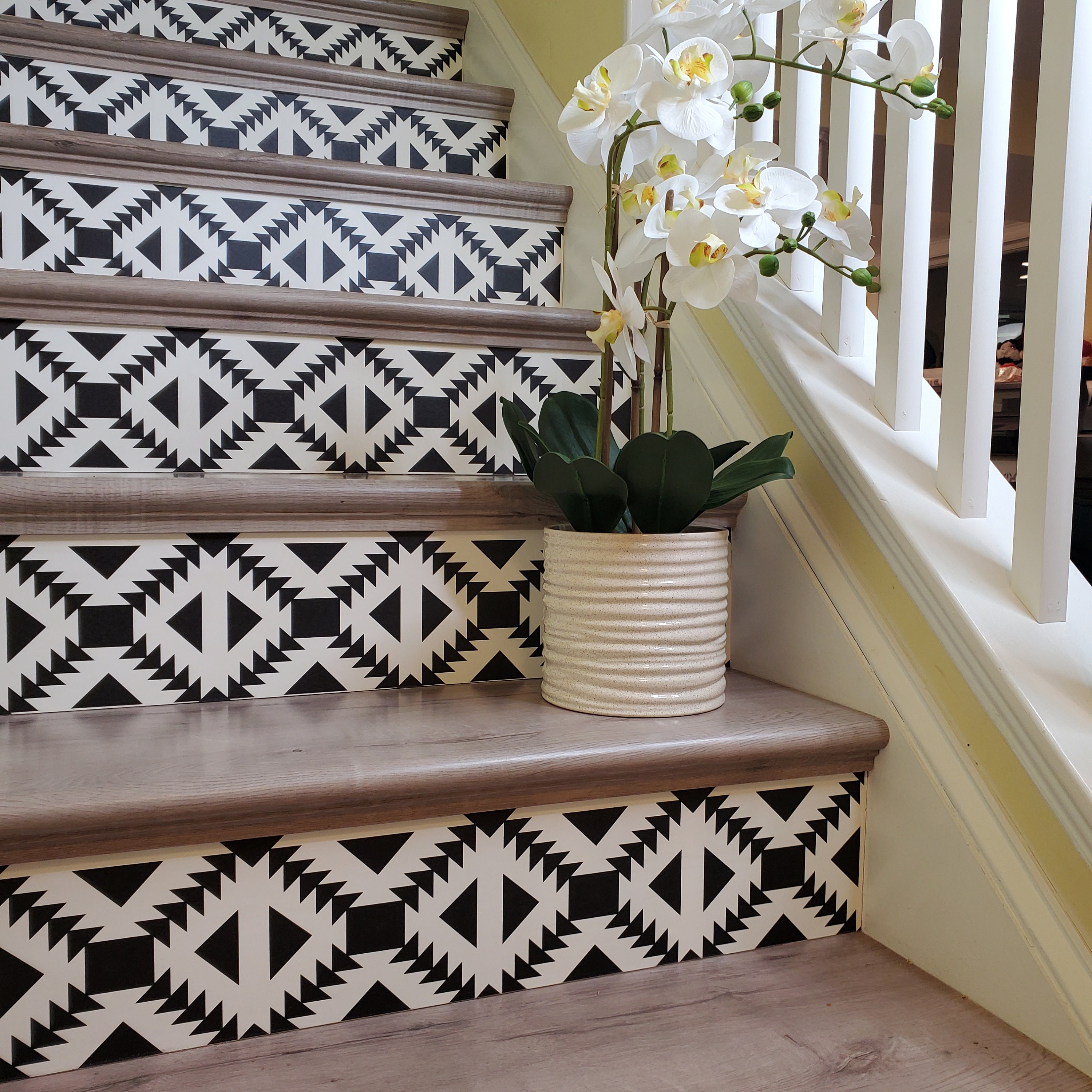 Peel and Stick Wallpaper Stair Riser Decal Removable Stickers Etsy