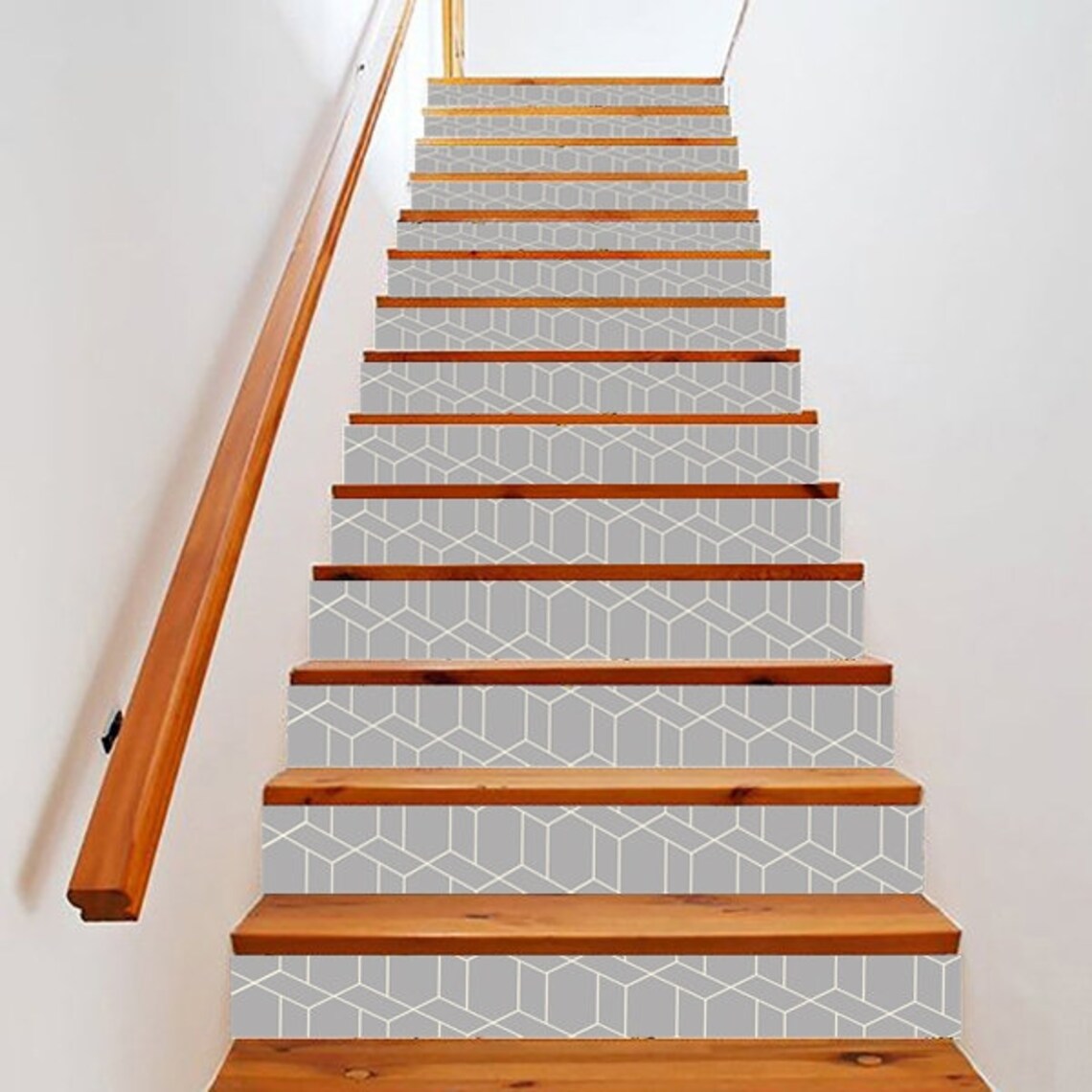 Peel and Stick Wallpaper Stair Riser Decal Removable Stickers Etsy