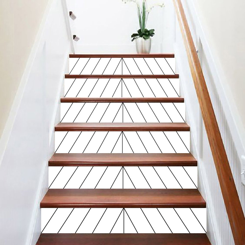 Peel and Stick Wallpaper Stair Riser Decal Removable Stickers Etsy