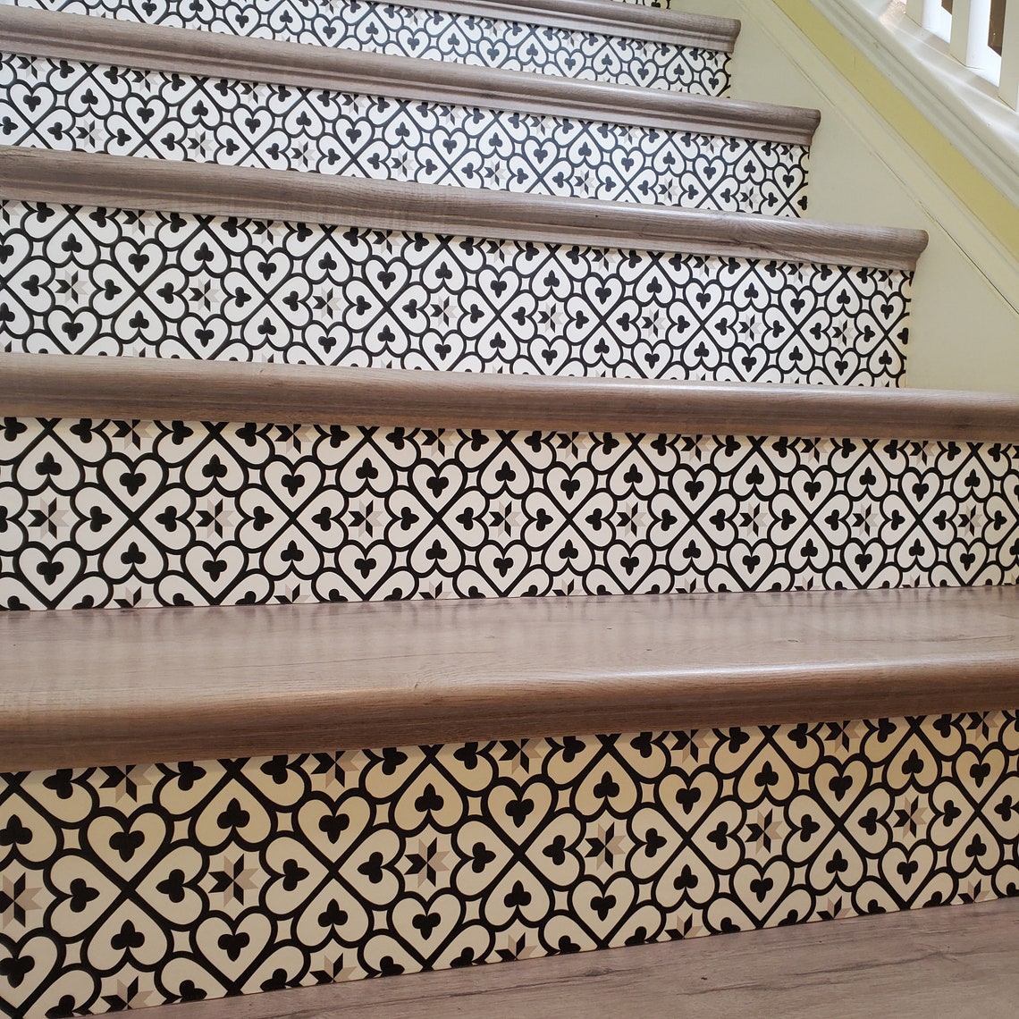 Peel and Stick Wallpaper Stair Riser Decal Removable Stickers Etsy