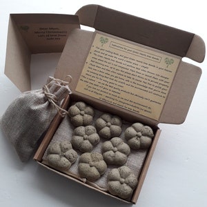 Scatola regalo bomba albero - confezione 8 - Regalo di Natale - Perfetto Eco - Regalo per bambini - Opzione di personalizzazione - Riempitivo di calze