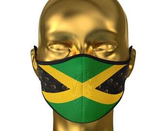 Jamaican Flag Mask