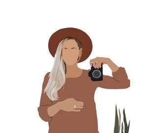 Custom Portrait Illustration - Simple