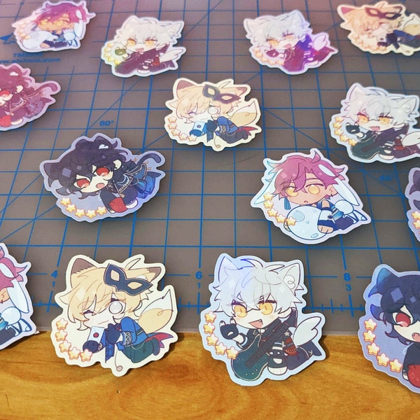 Enstars Undead 2" Holographic Vinyl Stickers