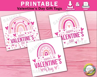 Printable Valentine's Day Gift Tags (Instant Download)