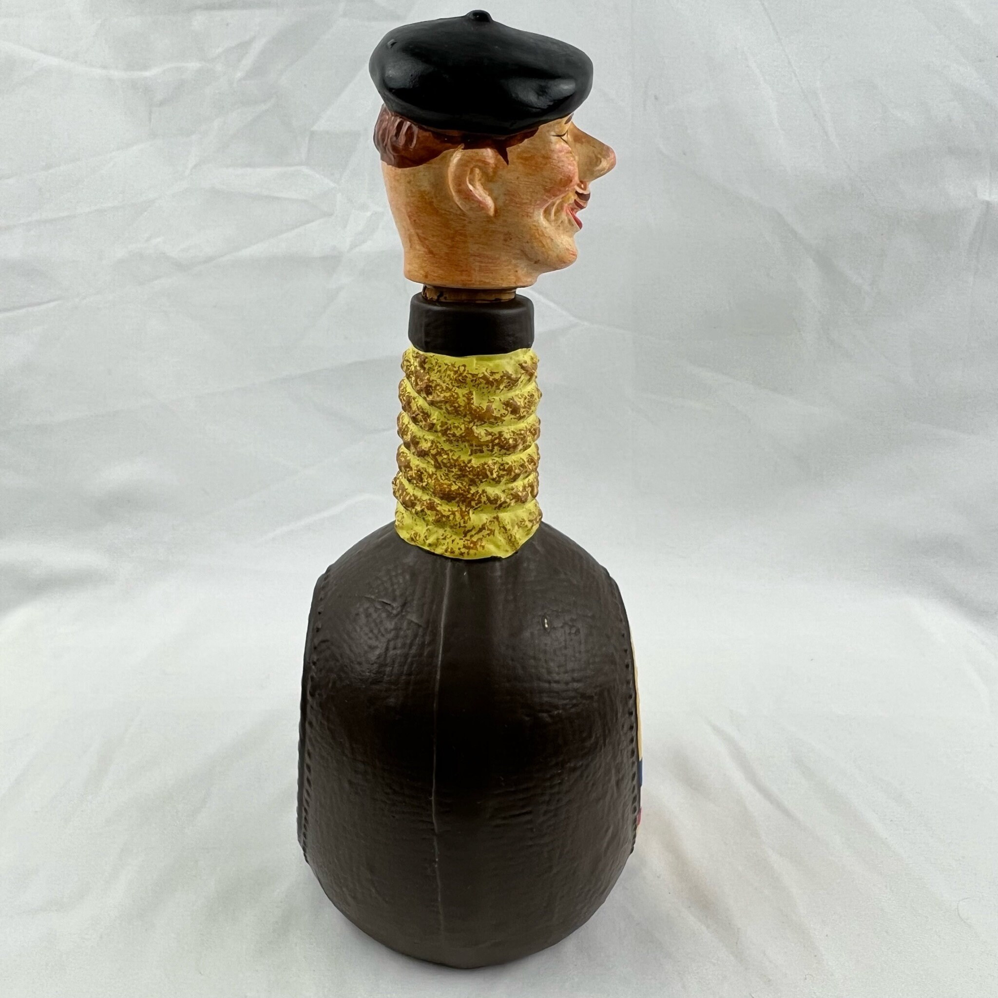 Vintage Figural Decanter Bottle French Parisan Man Made in Japan
