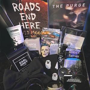Wednesday’s Self- care Box | Horror Gift Box | Surprise Mystery | Gift for Her | Addams | Thank you Gift | Goth Self Care | Halloween