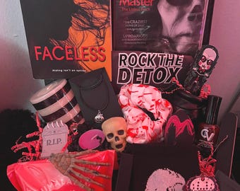 Anti- Valentines Goth Self Care Box: Treat Yourself. Valloween