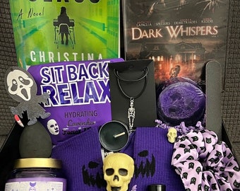 Valentines  Self Care Gift Box: Macabre Spa Surprise