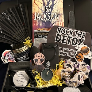 Goth Summer Self Care Box: Horror Film, Novel, & Spa Gifts