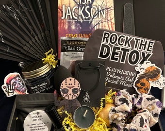 Goth Summer Self Care Box: Horror Film, Novel, & Spa Gifts