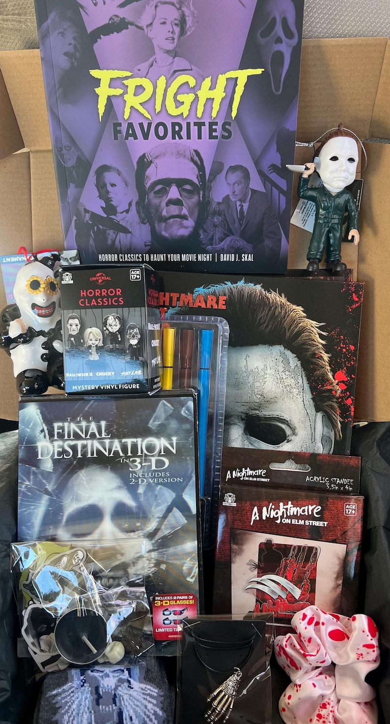Customized Christmas Halloween Horror Fan Mystery Box: Spooky Gift Set ...