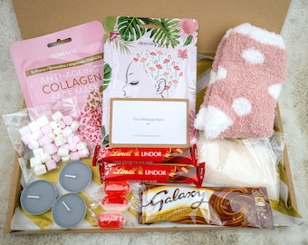 Coffret cadeau Saint-Valentin pour elle, cadeau de Saint-Valentin pour femme, cadeaux de Saint-Valentin pour elle, cadeau personnalisé pour petite amie, boîte de chocolat, fiancé