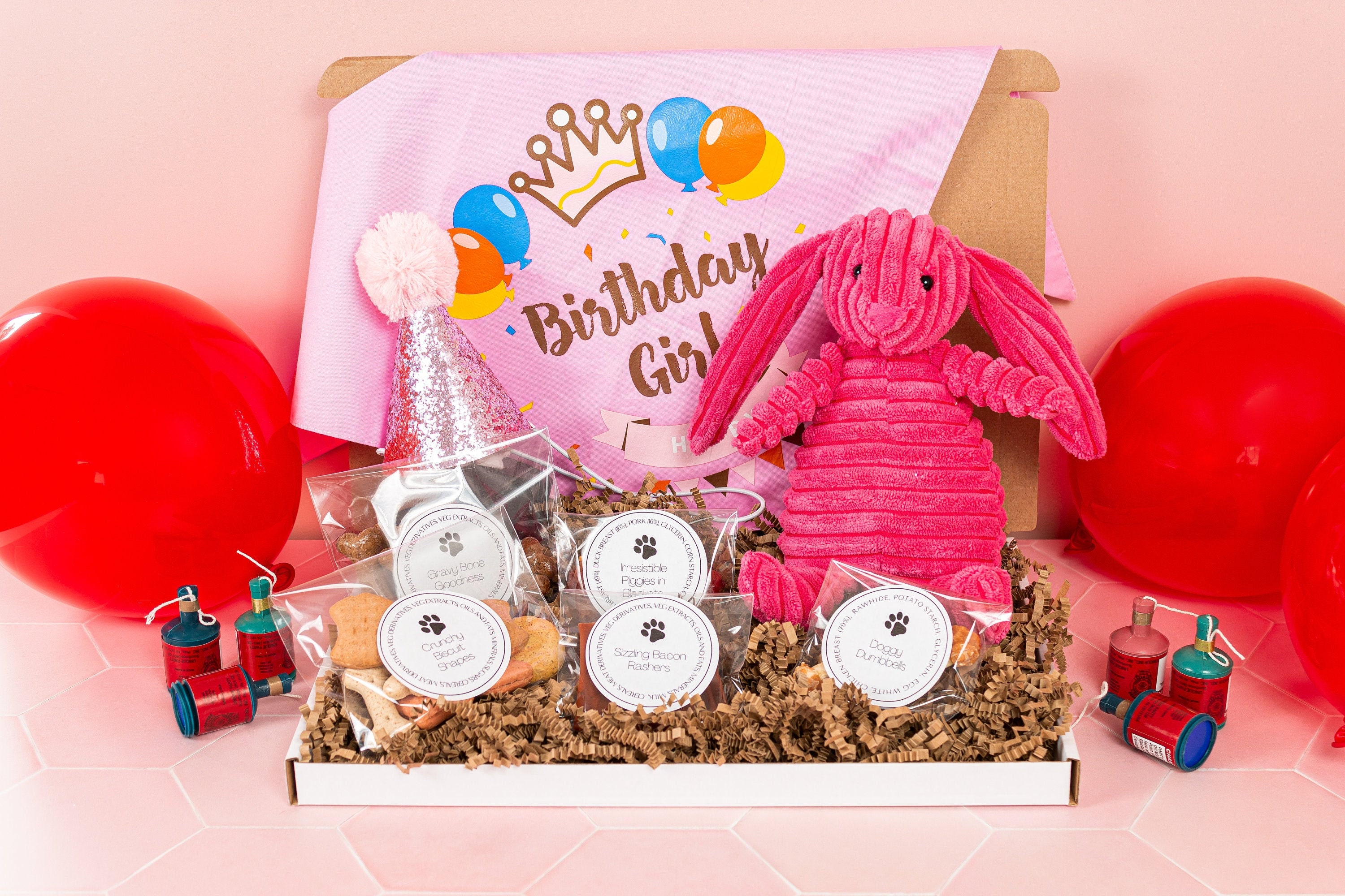 Luxus Hunde Geburtstag Geschenkbox Mädchen Hunde Bandana Etsy