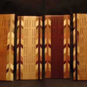Planches de cribbage faites main