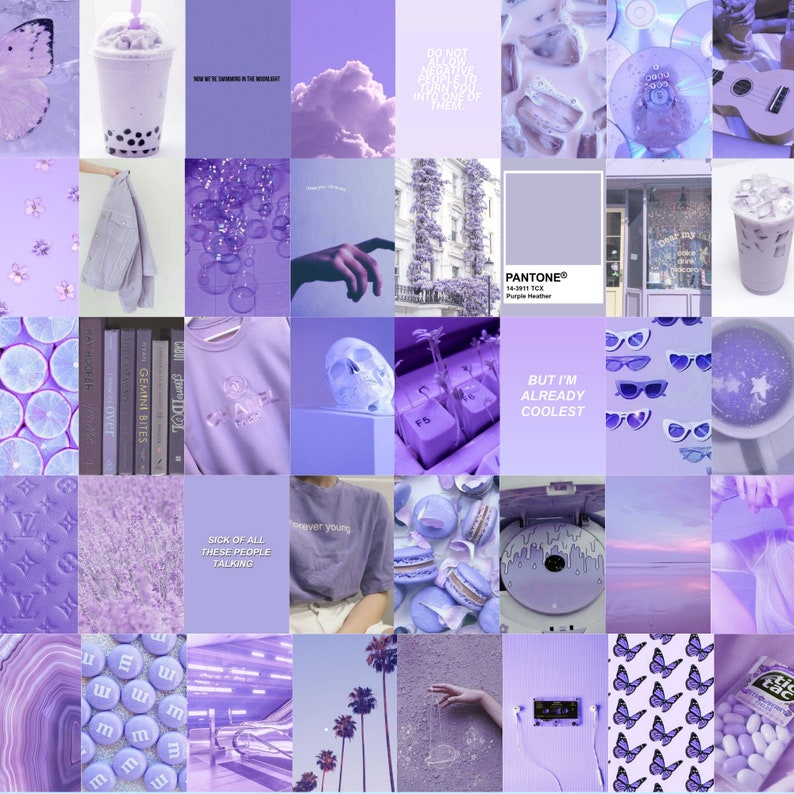 light purple home screen