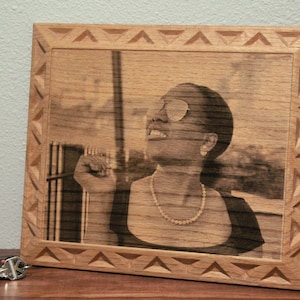 CNC & Laser Etched Photos and Plaques
