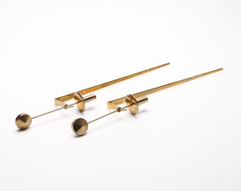 Pierre Forsell brass sconces for Skultuna Midcentury Pair.