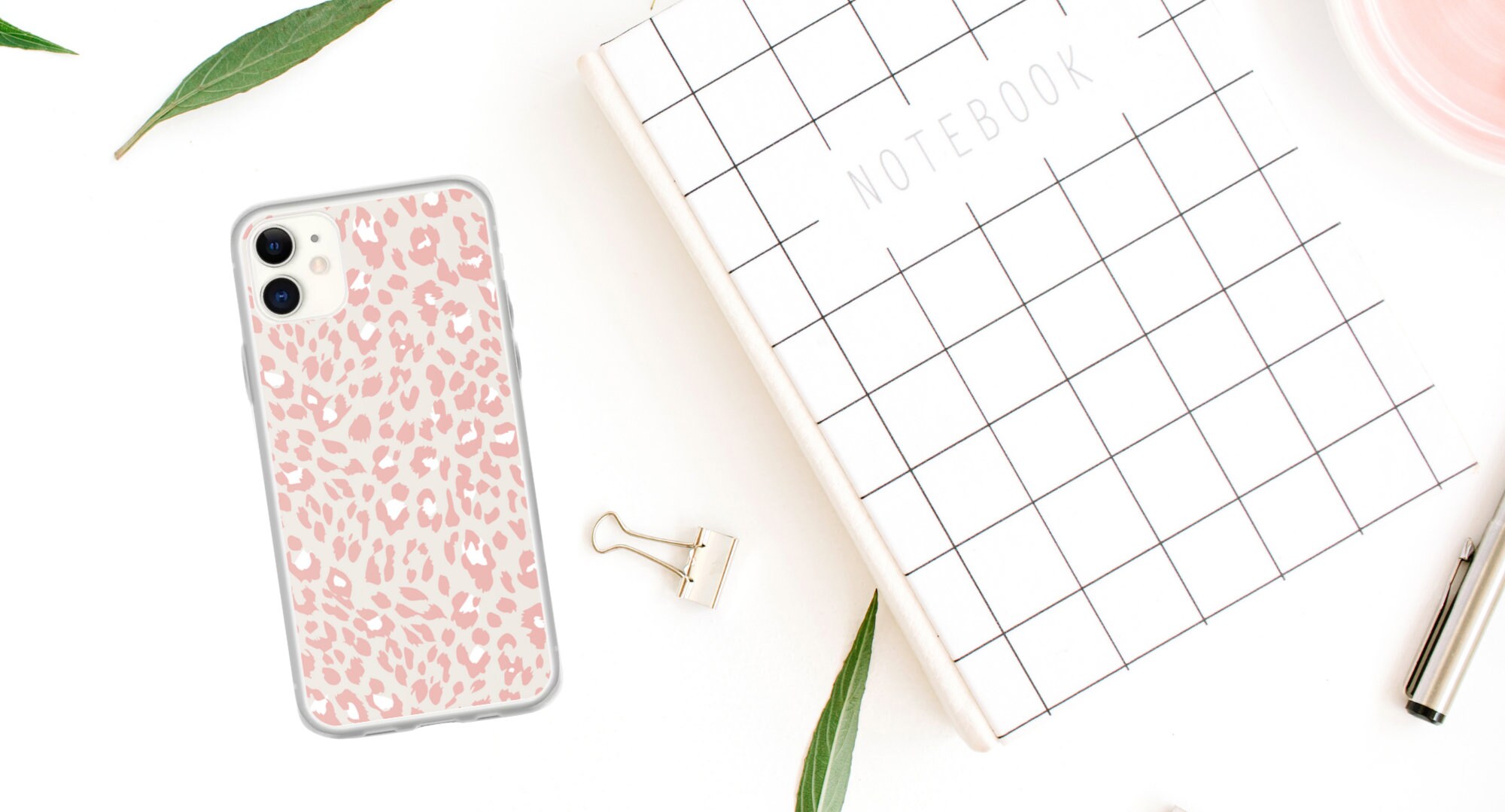 Pink Cheetah Print iPhone Case, 12 11 Pro Max Case iPhone Xs X Max Case