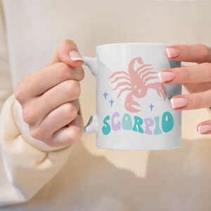 Scorpio Zodiac Mug | Scorpio Coffee Mug | Scorpio Gifts | Zodiac Gifts For Her | Coffee Mug Gift | Gifts for Scorpio | Scorpio Gifts for Her
