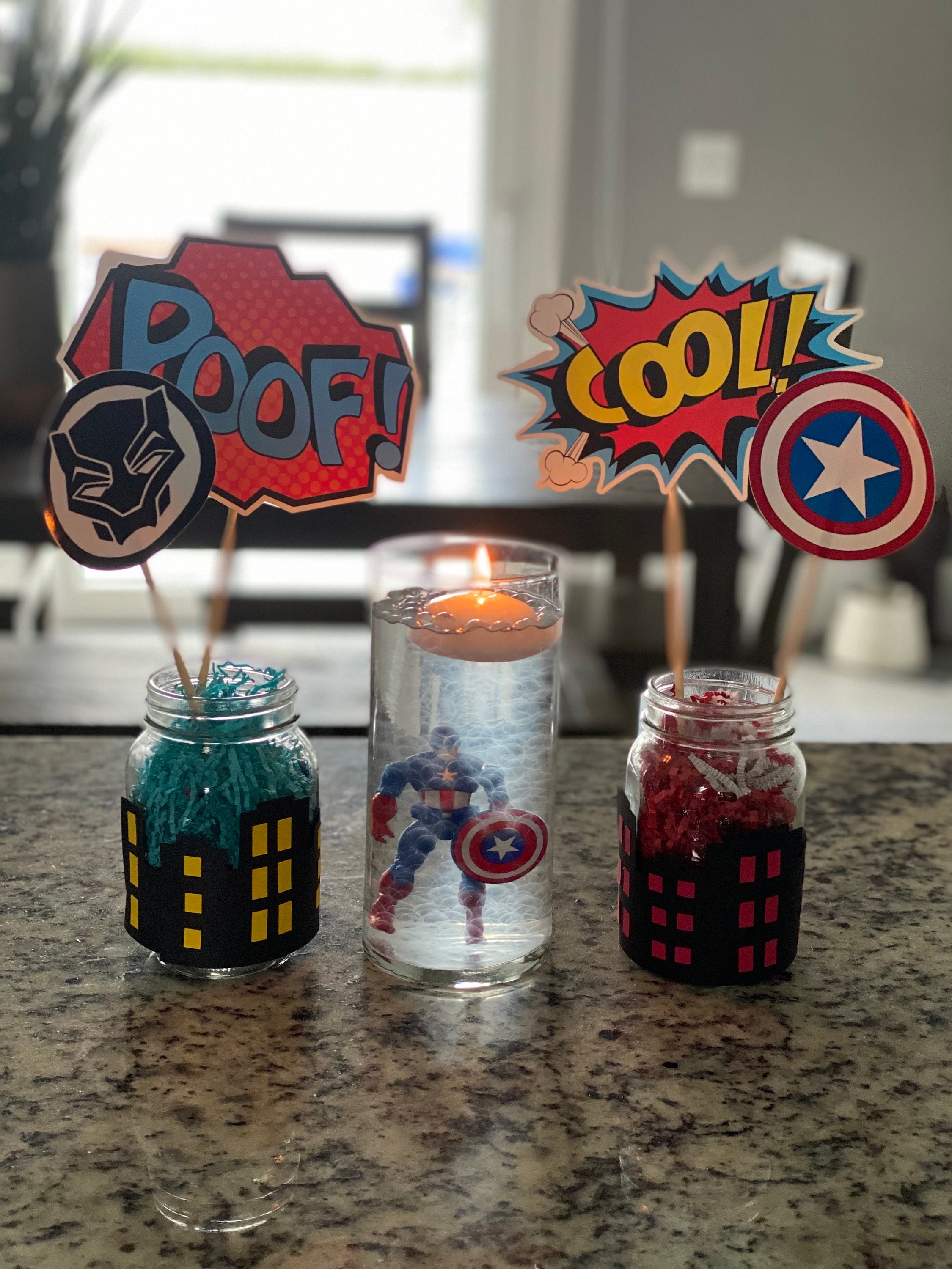 Marvel Themed Birthday Decor | Etsy