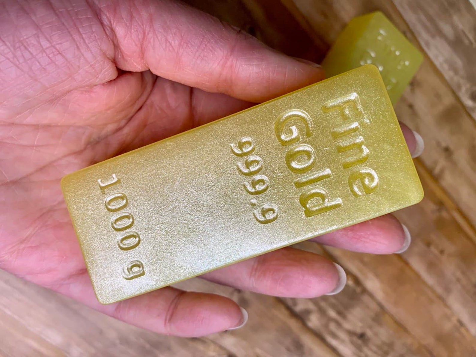 Gold brick bar soap Money soap Travel soap Gift for him Etsy