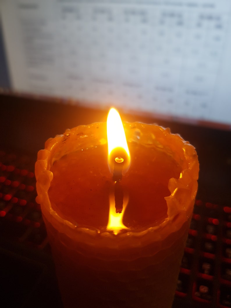 Beeswax pillar candle bulk pure beeswax candles wholesale Etsy