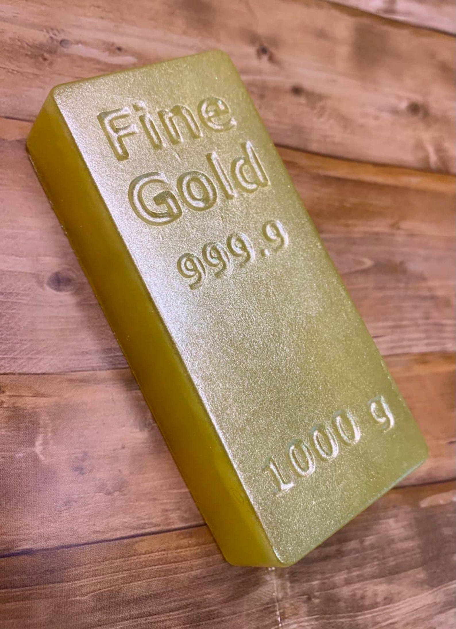 Gold brick bar soap Money soap Travel soap Gift for him Etsy