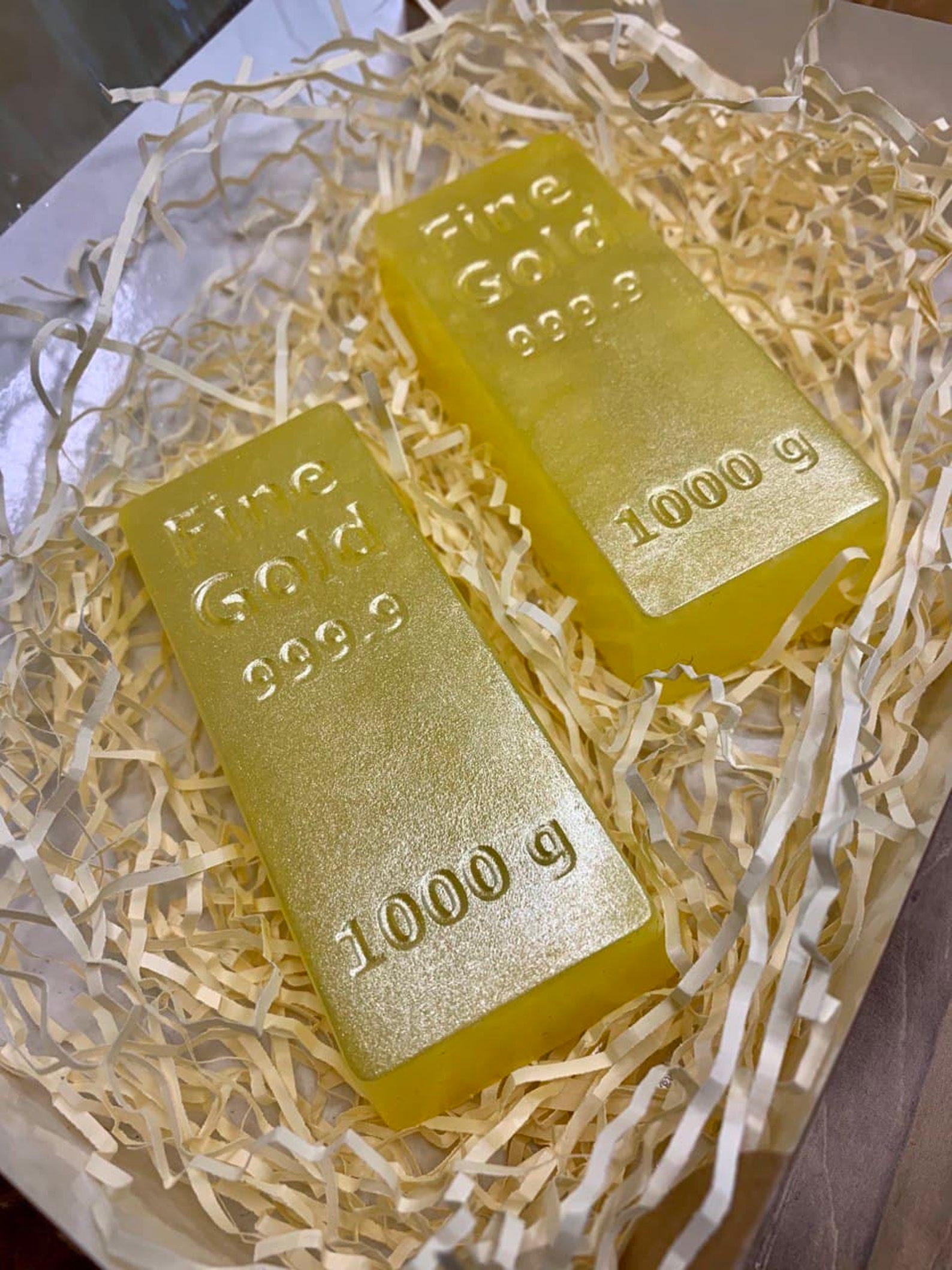 Gold brick bar soap Money soap Travel soap Gift for him Etsy