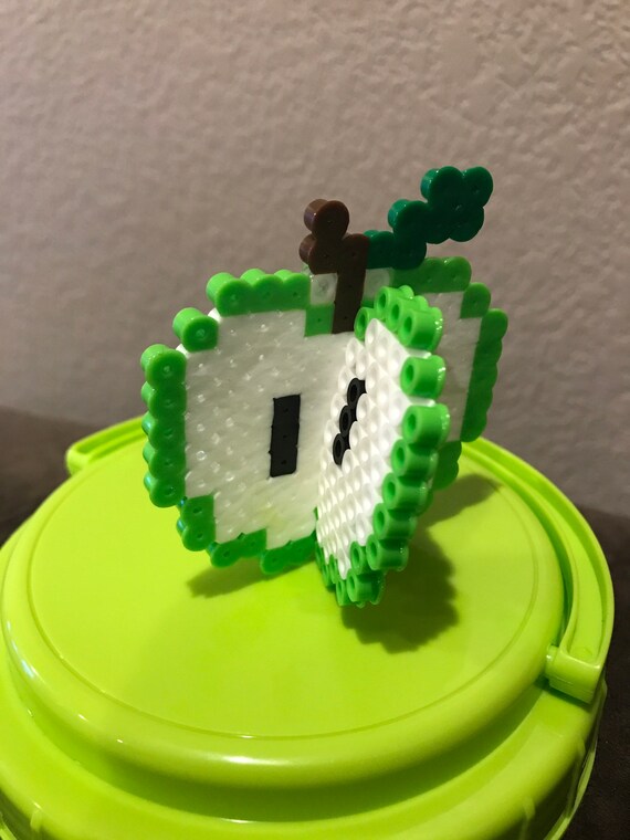 3D Apple Perler Bead Design Etsy