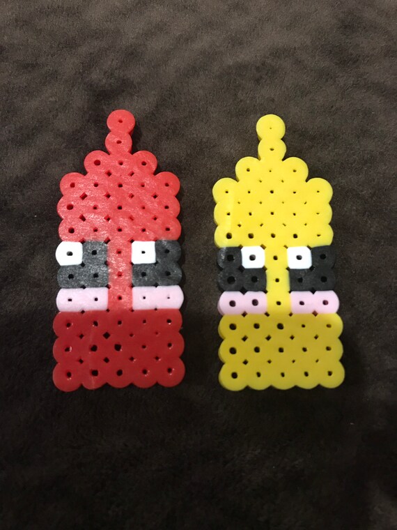 Ketchup and Mustard Perler Bead Designs Etsy