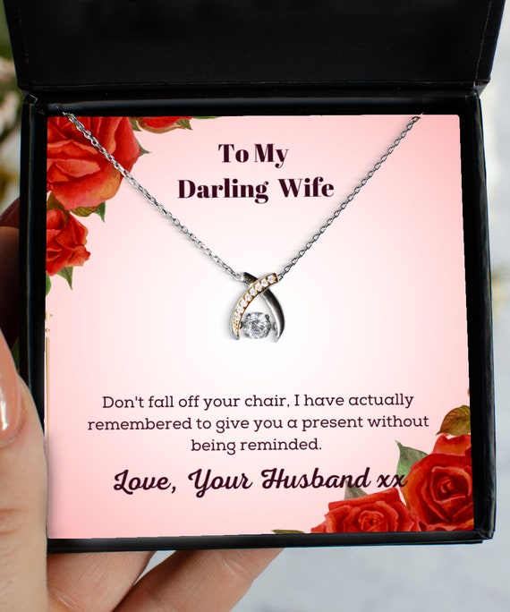 Darling Wife Necklace Funny Gift for Wife Jewelry for Wife
