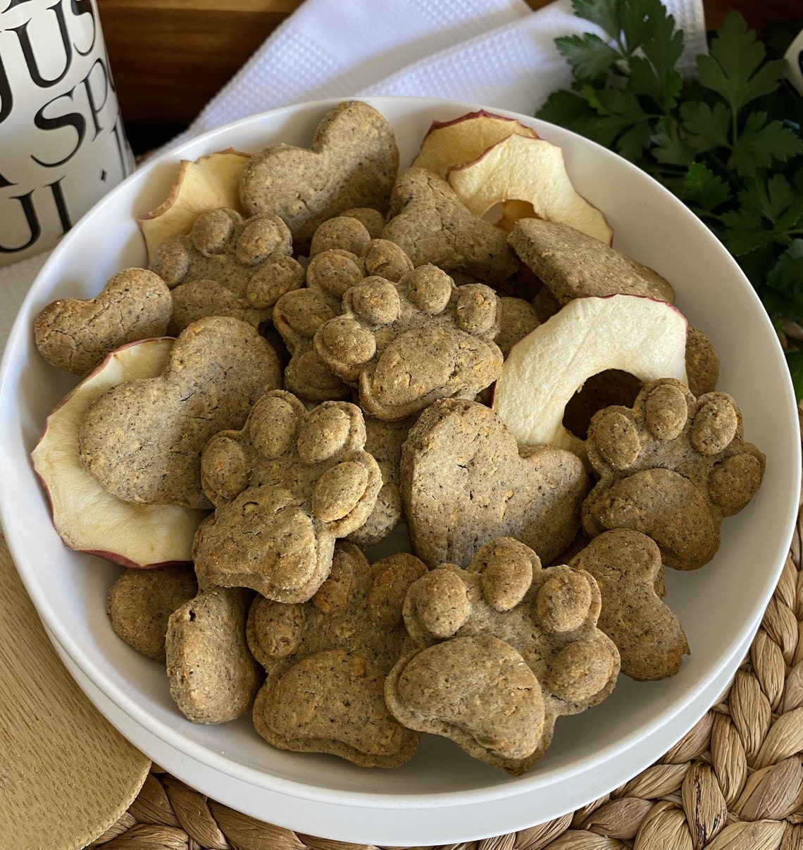 300g Apple & Cinnamon Dog Treats Etsy