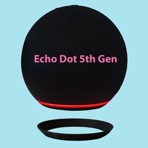 Echo Dot 5 Light Blocker / Dimmer Ring for Amazon Echo Dot 5th Generation