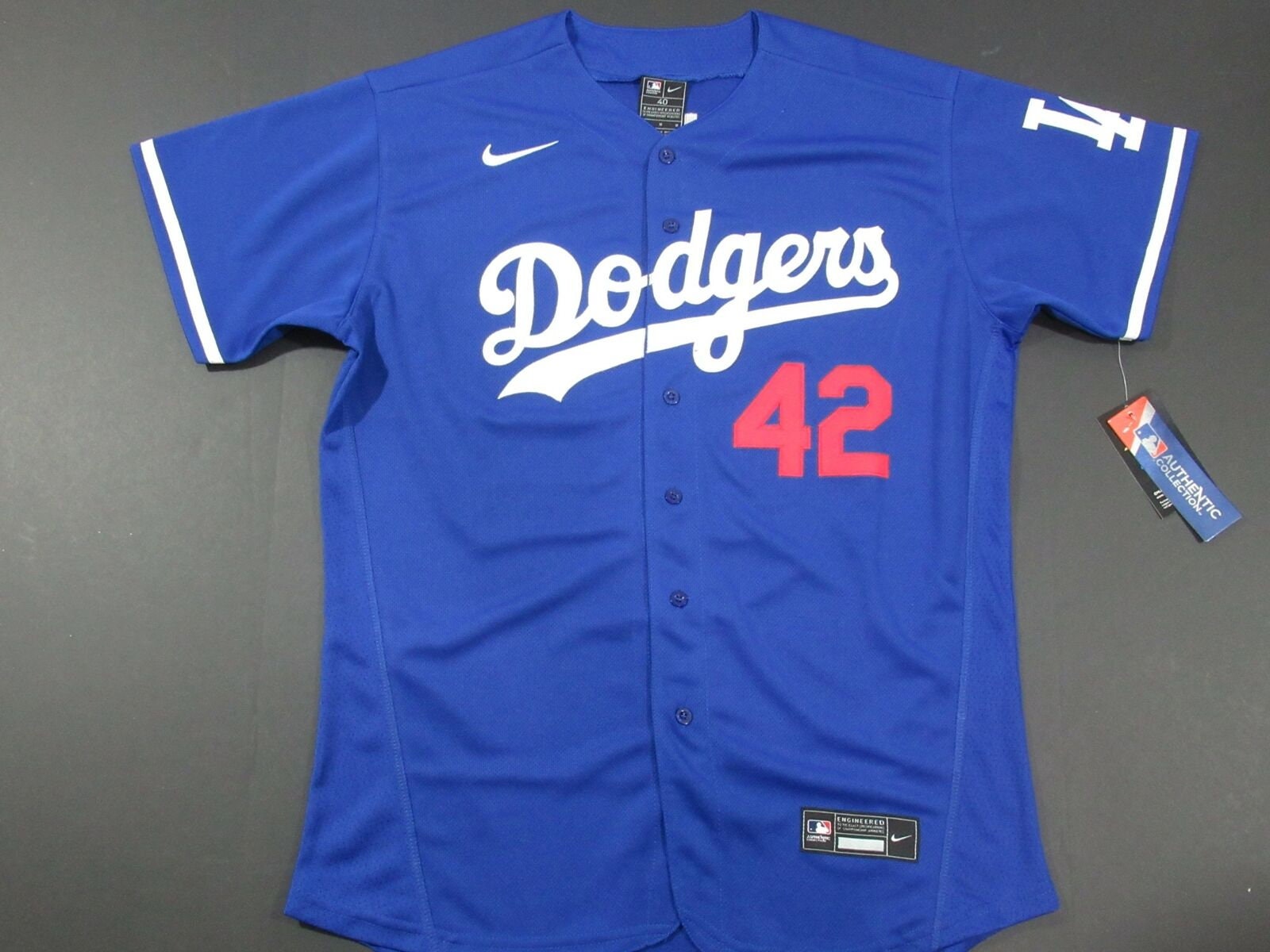 Men&#39;s Los Angeles Dodgers #42 Jackie Robinson Baseball Jersey