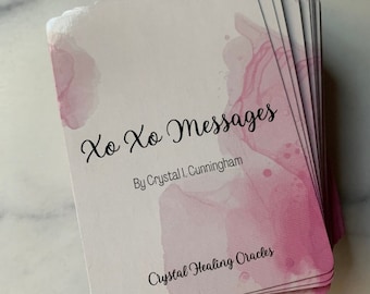 Mensajes Xo Xo de los Oráculos de Sanación con Cristales