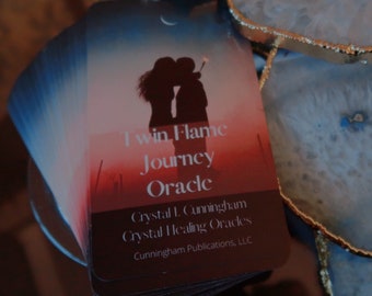 Oráculo del viaje de las llamas gemelas de Crystal Healing Oracles