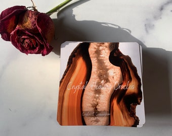 Baraja de sanación de oráculos de cristal por Oráculos de sanación de cristal