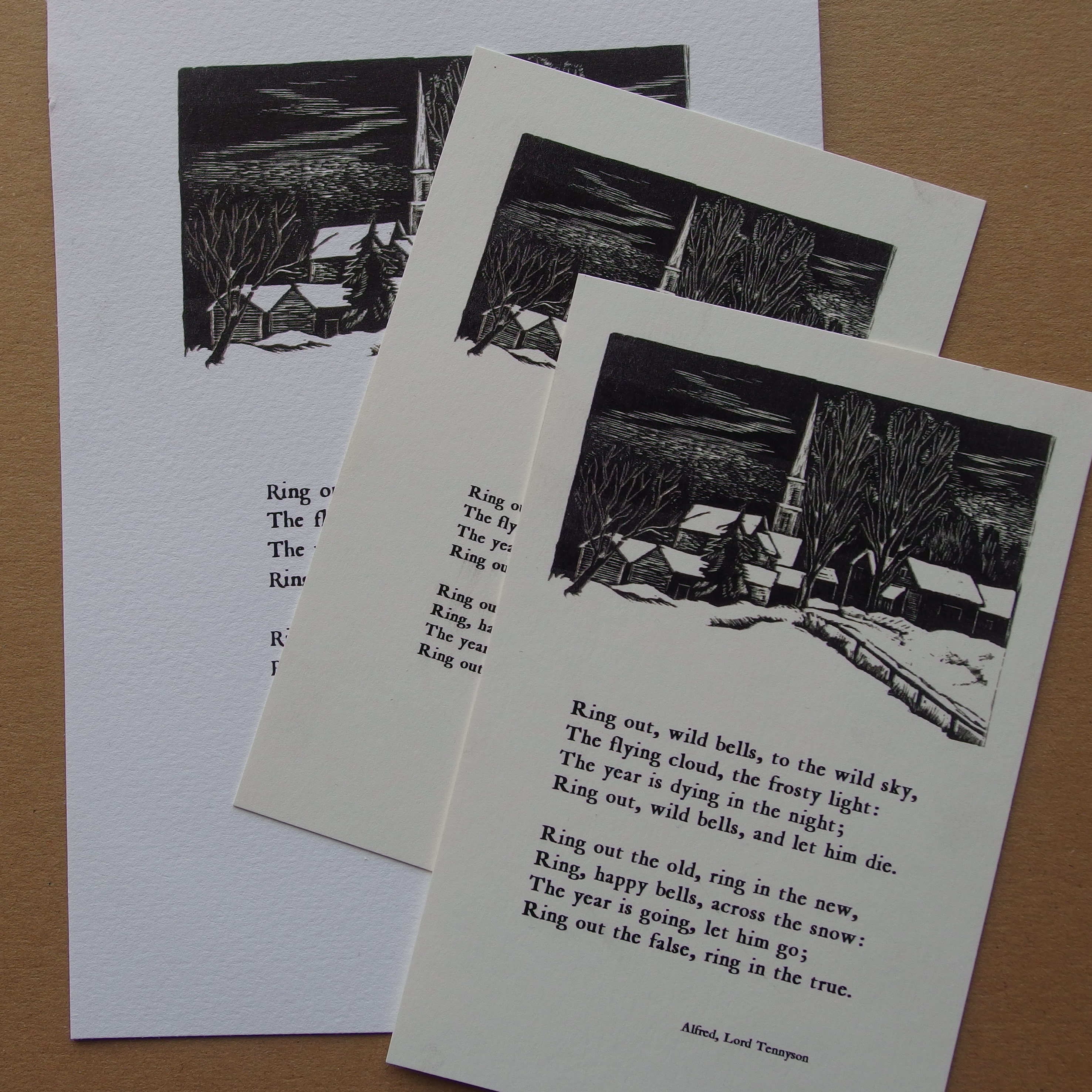 Ring Out, Wild Bells - Alfred, Lord Tennyson Poem - Literature - Typography  Print 2 - Black Coffee Mug by Studio Grafiikka - Pixels