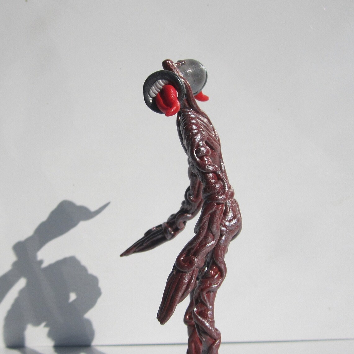 Siren Head Handmade Figure Sculpture Polymer Clay Sirenhead Etsy