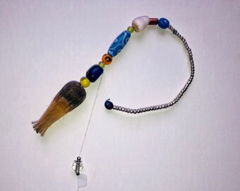 Unique & Handmade Hawaiian Art - Kala Brush with Beads and Wire