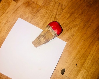 All Natural Hala Brush and Crayon All - Kid Friendly - Hawaiian Brush - Watercolor - Eco-Friendly - Montessori - Chalk Blending