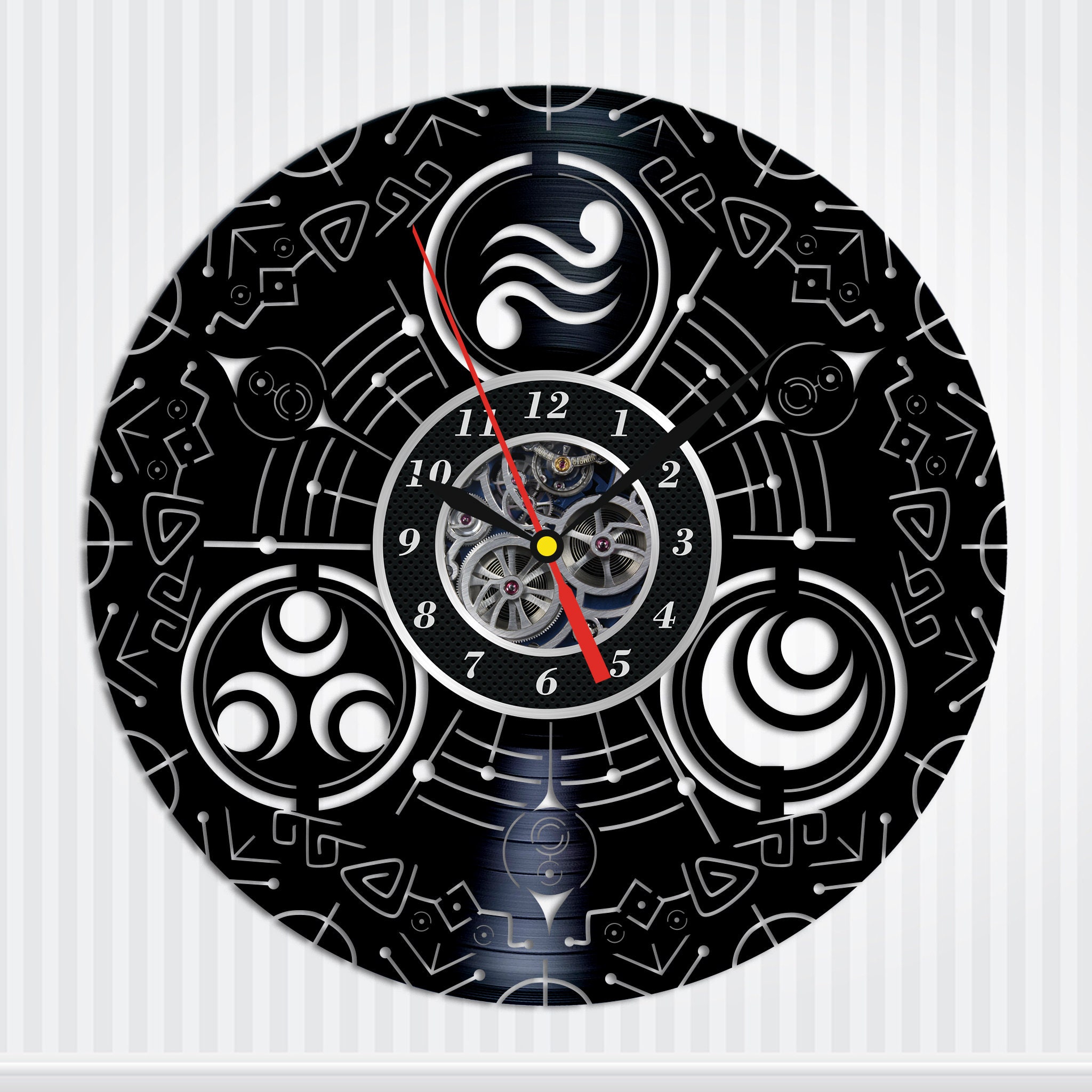 Legend of Zelda Clock Game LP Wall Clock The Legend Of Zelda Etsy