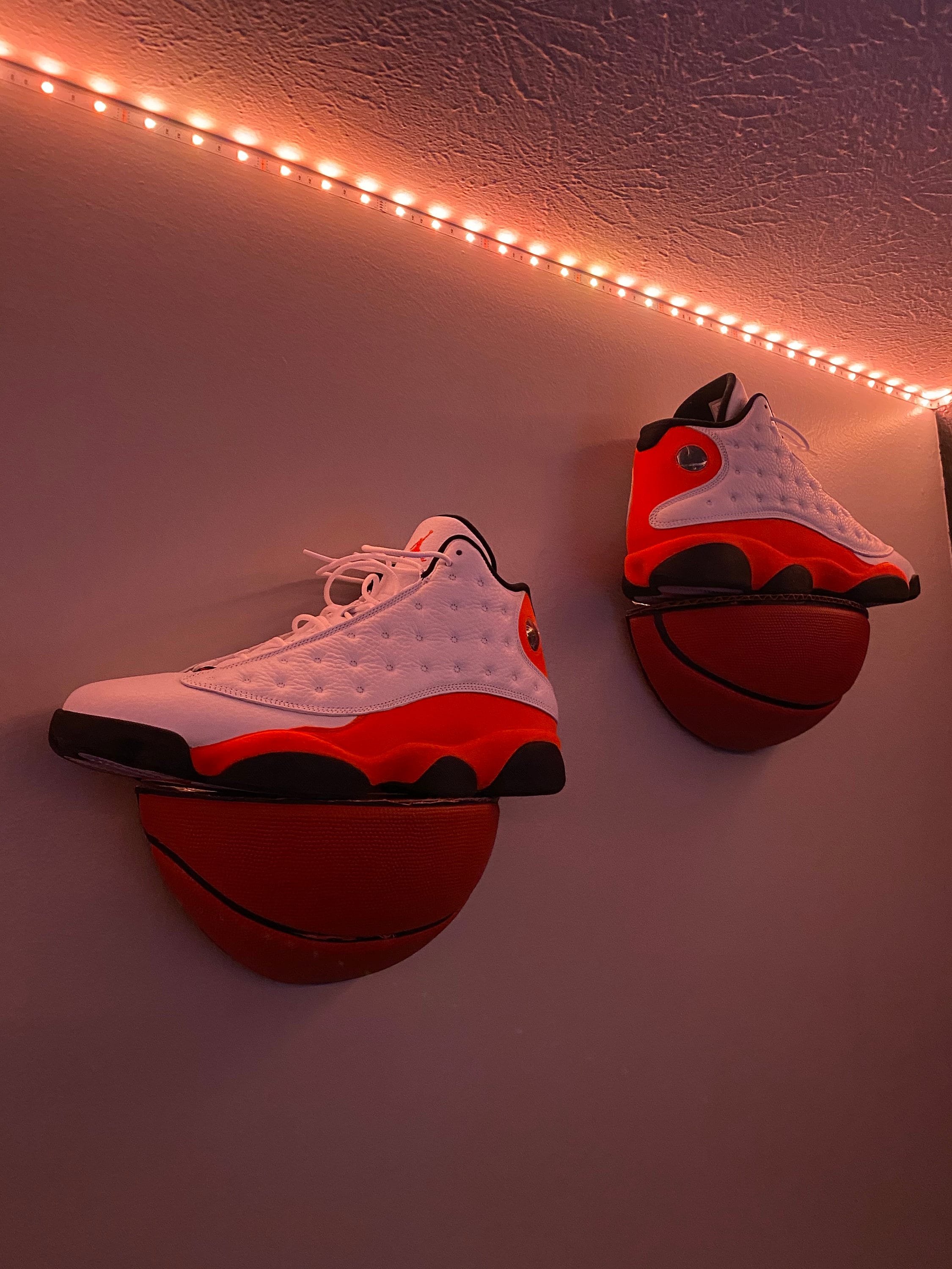 DIY Floating Basketball Shelf basketball decor basketball Etsy