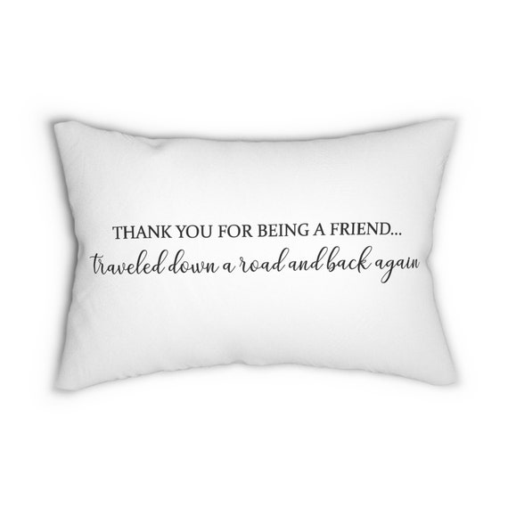 Friendship decorative pillow sale
