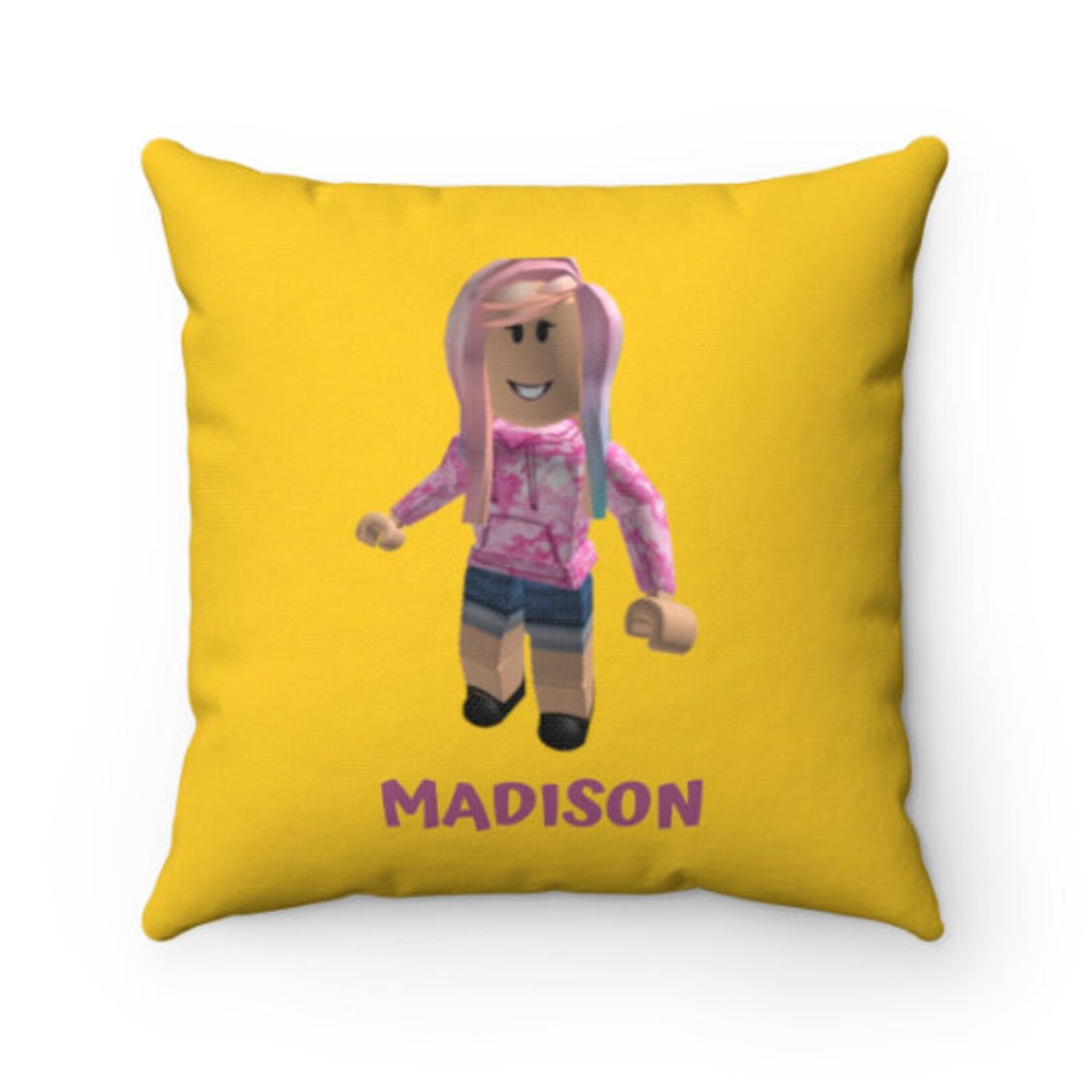 Personalized Roblox Character Pillow for Kids Personalized Etsy